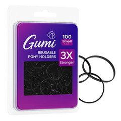 Hair Elastics – Ouchless No Damage Elastic Hair Bands (Clear – Small)