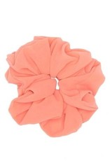 BP. Nordstrom Coral Pink Orange Oversize Chiffon Scrunchie Hair Tie Summer Cute
