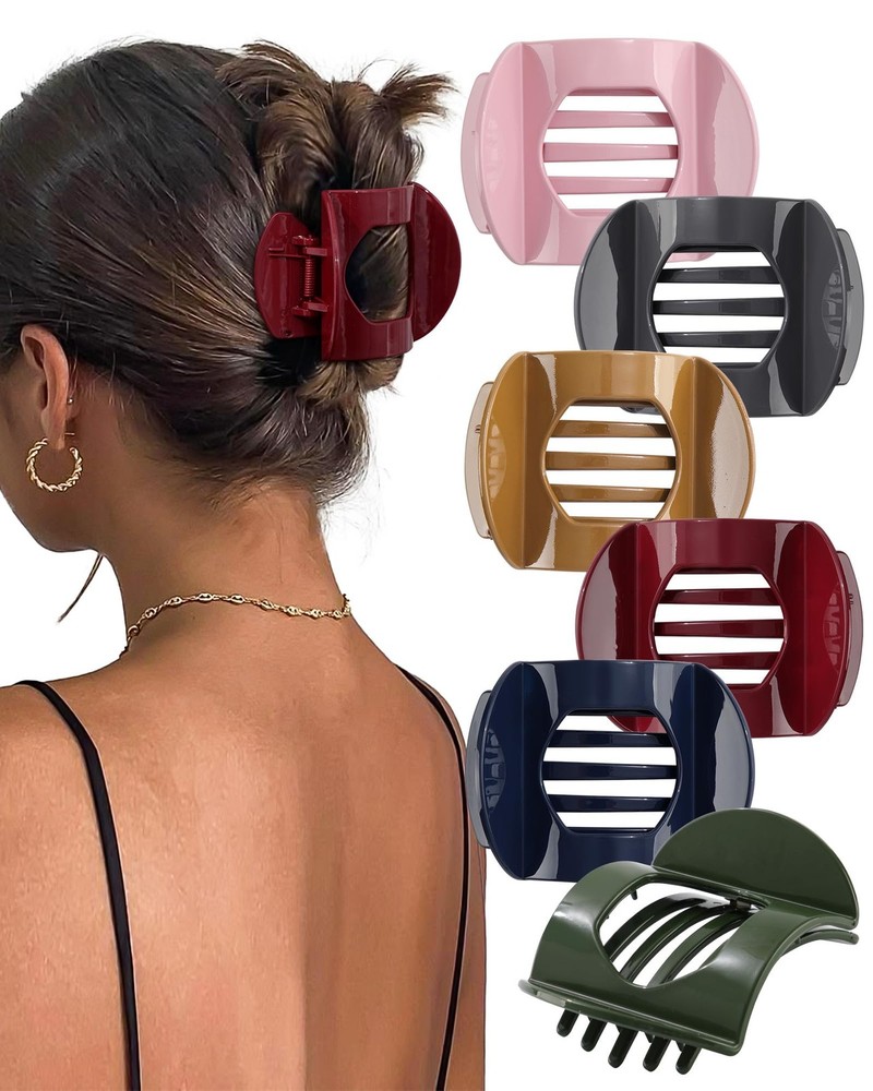 6 1 Count (Pack of 6), Dark Blue+Dark Green+Khaki+Red+Light Pink+Dark Gray