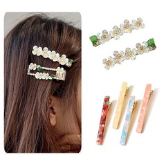 Bskifnn 60PCS Hair Clips for Silicone 1 Count (Pack of 60), Mix Silver-Golden