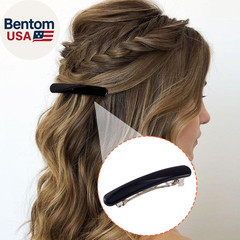 10PCS French Barrette Hair Clips for Women, 2.48 in Small Tortoise Shell Hair Cl