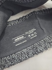NWT Adidas Crestline Fleece Lined Headband Womens Fit Black/Onyx Gray OSFA