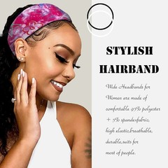 Boho Headbands Wide Knot Hair Band Elastic Turban Head Band Stretch Flowers Prin