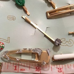 Riviera 12 Days Of Christmas 12 Piece Barrette Set Naughty, Nice, Multicolored