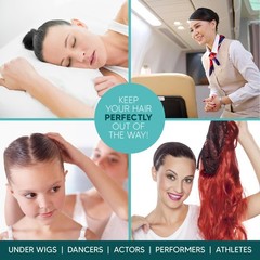 Pruvade – Invisible Hair Nets for Women & 1 Count (Pack of 100), Pack 100