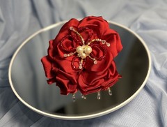 Paquita Variation, Don Quixote, Kitri, red rose, light weight headpiece, Spanish