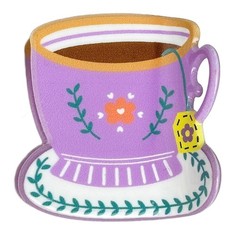 Unique Coffee Cup Print Hair Claw Light weight Durability Acrylic Hair Clip