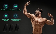 Sweatbands Sports Headband for Men & Women – Terry Cloth Moisture-Wicking Sports