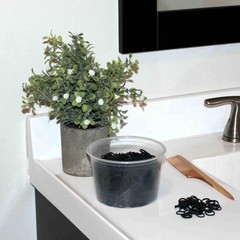 Amelia Beauty | 1000 Count 1/2″ Rubber Bands | Premium US Made Black