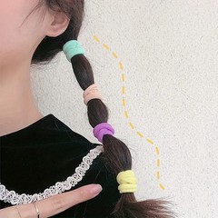 20-Pack Soft Elastic Hair Ties: Cute Decorative Hair Bands Set for Baby Girls