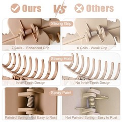 1 Count (Pack of 8), Assorted A.Beige, Pink, Green, Khaki, Brown, Black