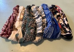 Assorted Plastic And Fabric Headbands