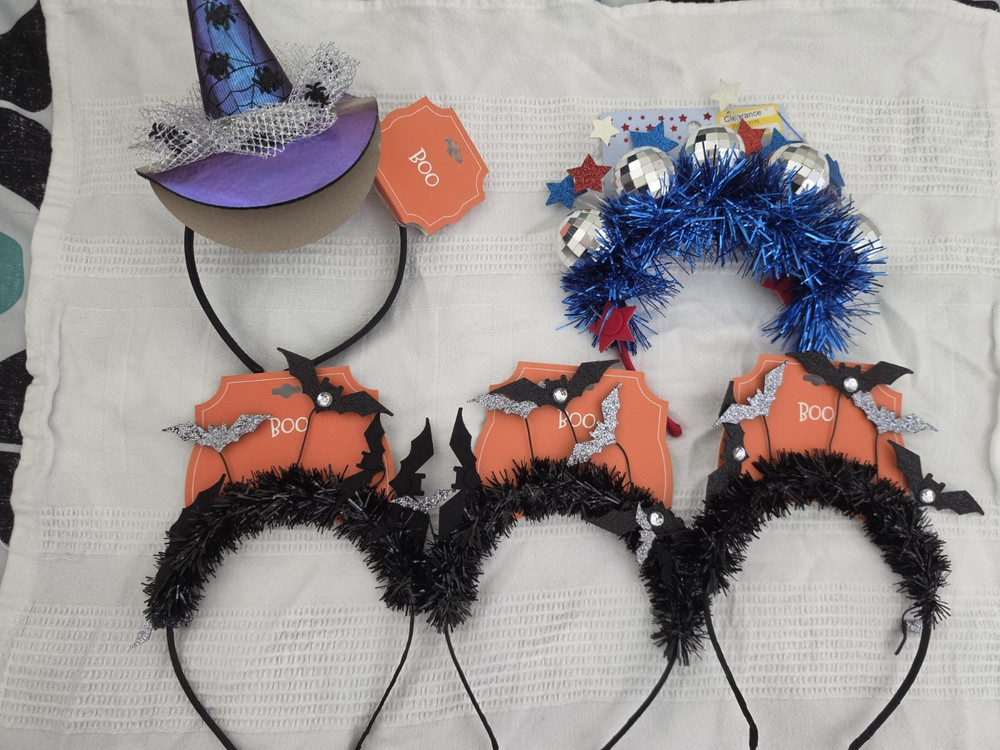 Halloween Hats/ Headbands- Bundle of 5- Brand New!