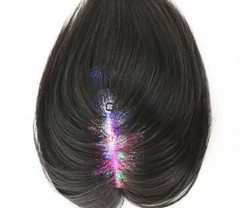 3.5″x5.5″Thin Swiss Free Part 100% Human Hair Topper for Women Clip in 10″~12″