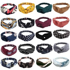 Perfect Gift: Elegant 20-Pack Knotted Floral Headbands for Women – Anytime Style