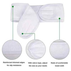 3pcs Women New Adjustable SPA Facial Headbands Hair Bands for Face Washing Bath