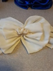 Satin Floral Hair Clips – Navy, Royal Blue, Ivory & Black