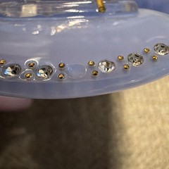 NEW Emi Jay Sweetheart Clip In Blue Ribbon