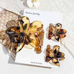 3Pcs/18Pcs Egg Flower Hair Clips Gradient Candy Color Flowers Suitable for Daily