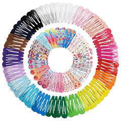 Hair Clips Waterdrop Hair Clips for Broken Hair Clip 50Pcs/Lot Metal Candy Color