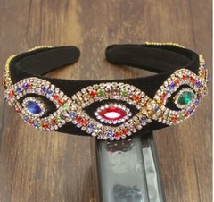 Baroque Women’s Headband Hairband Rhinestone Jewelled Tiara Crown