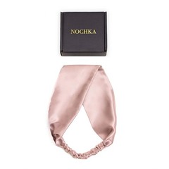 100% Pure Mulberry Silk Headband – Elastic Flat Hair Wrap Accessory for , Sof…