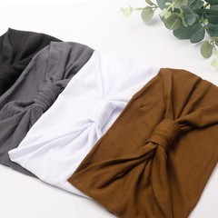 Wide Headbands for Women Black Stylish Head Wraps Boho Thick Hairbands Large Afr