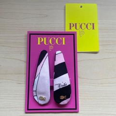 Emilip Pucci Striped Hairpin with Goldfish Charm Multicolor Women’s From Japan