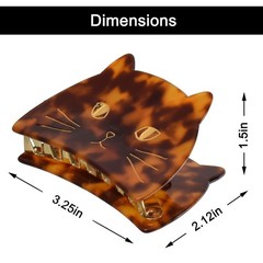 Shag Wear Women’s Cat Claw 1 Count (Pack of 1), Orange Tortoise Shell