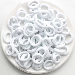 100/300/500 Pcs Girls Colorful Elastic Hair Bands Ponytail Hold Hair Tie Rubber