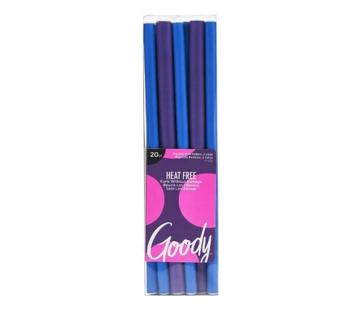 Goody Flexible Rod Hair Rollers, 20 Assorted
