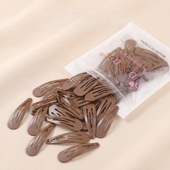 PIDOUDOU 40 Counts Brown Hair Clips, 2 Inch Metal Snap Hair Clips Barrettes f…