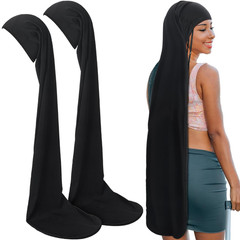 2 Pcs Jumbo Dreadlock Cap Hair Dreads Head Wrap Loc Wraps for Dreads Hair Access