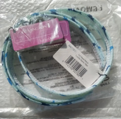 Girls Dolphin Print Head Band Flexible Plastic Cotton Print Hairdo Crown -30PCS