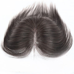 3.5″x5.5″ Seamless 100% Human Hair Topper 10″, Cover forehead,crown and occiput