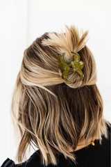 6 Pcs Small Flower Hair Claw Clips 1 Count (Pack of 6), Neutral Collection