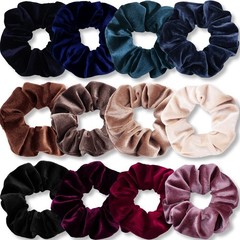 Large Velvet Elastic Hair Rope Scrunchie Ponytail Holder Rubber Band Accessori