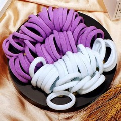 25-100X Women Girls Seamless Hair Band Ties Rope Ring Elastic Ponytail Holder US