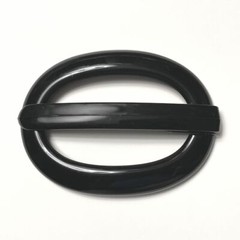 Helfrance Hair Slide Buckle Clip Updo Stick Oval Women Colorful Made in France
