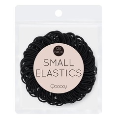 120 Pcs Small Hair Ties for Thin Hair & Kids – 1 Inch, 2mm No-Damage Black
