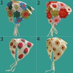 Lady Floral Knitted Headband Hair Accessory Band Crochet Hollow Out Sweet Casual