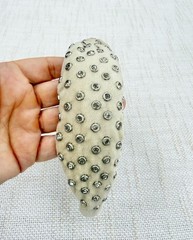 Lele Sadoughi Cream Crystal Studded Knotted Headband Pre-Owned EUC