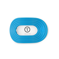 TELETIES – Flat Round Hair Clip | Medium | Miami Vice
