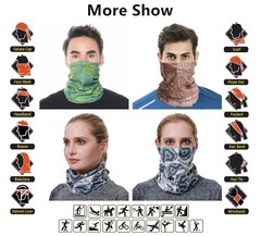 Headband Neck Gaiter 12PCS Magic Scarf Face Mask for Men Women – Sports Headwear