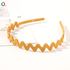 Simple Wave anti Slip Plastic Hairbands Headband Women Girls Kids Scrunchie Hair