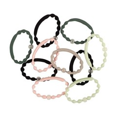 Goody Sport Forever Glow in the Dark Elastic Hair Ties 10 Ct, 5 Assorted Col…