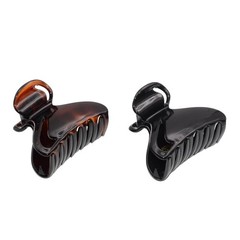 Parcelona French Elite Small 2 1 Count (Pack of 2), Tortoise Shell, Black