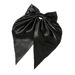 Super Big Bow Hair Clips French Style Soild Color Knotted Bowknot Spring Snap
