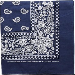Motique Accessories Extra Large Paisley Bandana 27×27 Inch