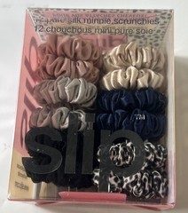 slip Minnie Scrunchies Pure Silk Scrunchies 12pk